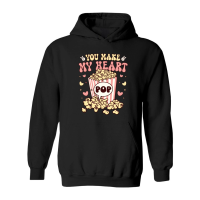 Product Retro Valentine Popcorn  Sublimation Hoodie