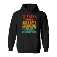 Product 12 Years 144 Months Of Being Awesome Birthday Hoodie