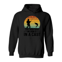 Product Can't Work Today My Arm is in a Cast Fishing Hoodie