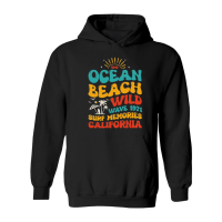 Product Ocean Beach Wild Wave 1971 Surf Memories California Hoodie
