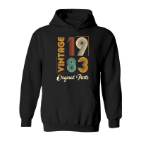 Product Vintage 1983 Original Parts Birthday Hoodie