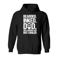 Product Bearded Inked Dad Like A Normal Dad But Cooler Hoodie