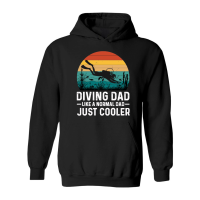 Product Diving Dad Like a Normal Dad Just Cooler Hoodie