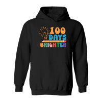 Product 100 Days Brighter Funny School Hoodie