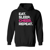 Product Eat Sleep Cheer Repeat Hoodie