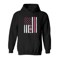 Product USA Flag Breast Cancer Awareness Hoodie