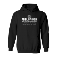 Product Abibliophobia Book Lover Reading Hoodie