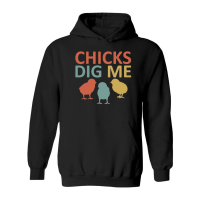 Product Chicks Dig Me Funny Chicken Hoodie
