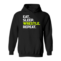 Product Eat Sleep Wrestle Repeat Shirt Wrestling Hoodie