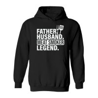 Product Mens Father Husband Meat Smoker Legend Grilling Dad Meat Smoking Hoodie