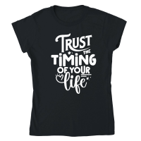 Product Motivational Quote T shirt Design 01 Classic Womens Crewneck T-shirt