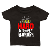 Product Hustle Hard Pray Harder 01 Classic Baby Crewneck T-shirt