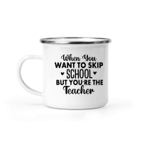 Product When You Want to Skip School But You're the Teacher 01 Camping Mug