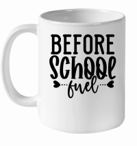 Product Before School Fuel 01 White Ceramic Mug