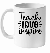 Product Teach Love Inspire 01 White Ceramic Mug