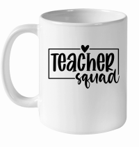 Product Teacher Squad 01 White Ceramic Mug