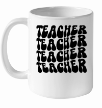 Product Teacher 01 White Ceramic Mug