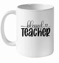 Product Blessed Teacher 2 01 White Ceramic Mug
