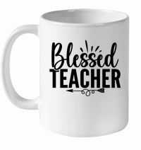 Product Blessed Teacher 01 White Ceramic Mug