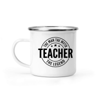 Product Teacher the Man the Myth the Legend 01 Camping Mug