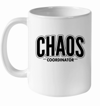 Product Chaos Coordinator 01 White Ceramic Mug