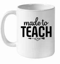 Product Made to Teach 01 White Ceramic Mug