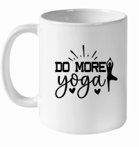 Product Do More Yoga 01 White Ceramic Mug