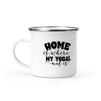 Product Home Is Where My Yoga Mat Is 01 Camping Mug