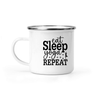 Product Eat Sleep Yoga Repeat 01 Camping Mug