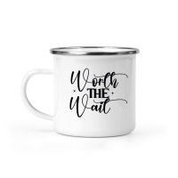 Product Worth The Wait SVG Cut File 01 Camping Mug