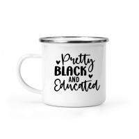 Product Pretty Black and Educated 01 Camping Mug