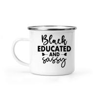 Product Black Educated and Sassy 01 Camping Mug