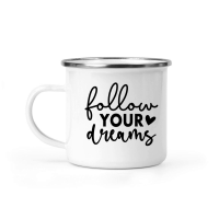 Product Follow Your Dreams 01 Camping Mug