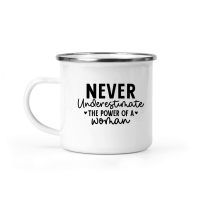 Product Never Underestimate the Power of a Woman 01 Camping Mug