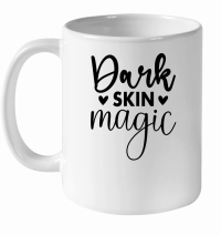 Product Dark Skin Magic 2 01 White Ceramic Mug