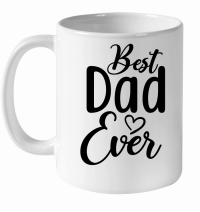 Product Best Dad Ever 01 White Ceramic Mug