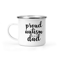 Product proud autism dad 01 Camping Mug