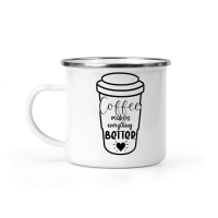 Product Coffee makes everything better Camping Mug