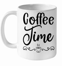 Product Coffee time White Ceramic Mug