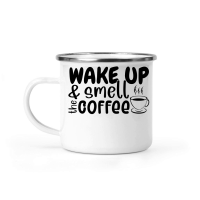 Product Wake up and smell the coffee Camping Mug