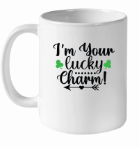 Product I'm Your Lucky Charm! SVG Cut File 01 White Ceramic Mug