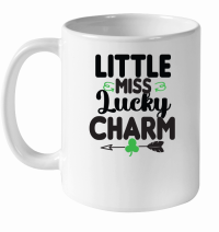 Product little miss lucky charm SVG Design 01 White Ceramic Mug