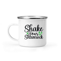 Product Shake Your Shamrock SVG Cut File 01 Camping Mug