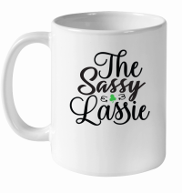 Product The Sassy Lassie SVG Cut File 01 White Ceramic Mug