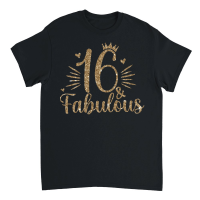 Product Birthday 16 Eye Catching Unisex T-Shirt