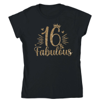 Product Birthday 16 Eye Catching Classic Womens Crewneck T-shirt