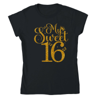 Product My Sweet 16 Birthday Classic Womens Crewneck T-shirt