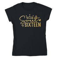 Product Sweet Sixteen Birthday Classic Womens Crewneck T-shirt