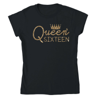 Product Queen Sixteen Birthday Classic Womens Crewneck T-shirt