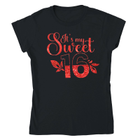 Product Sweet 16 Birthday Classic Womens Crewneck T-shirt